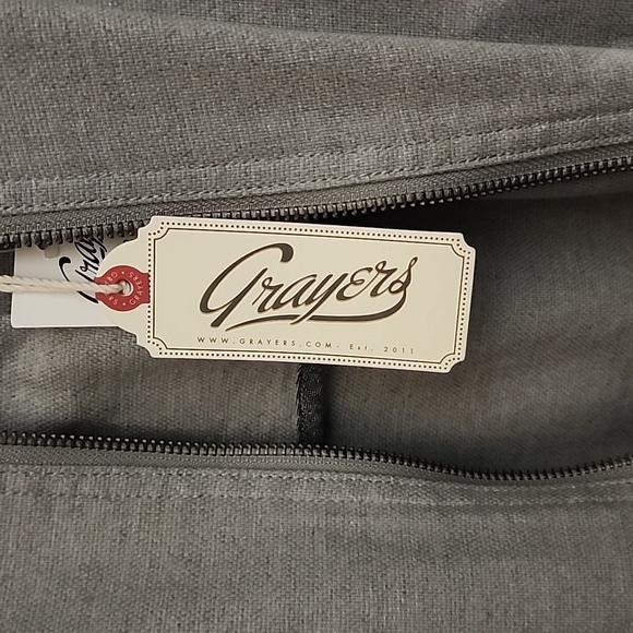 NWT Grayers Medium Thick Cotton Jacket Full Zip Interior Pocket Beautiful Gift - Picture 4 of 8
